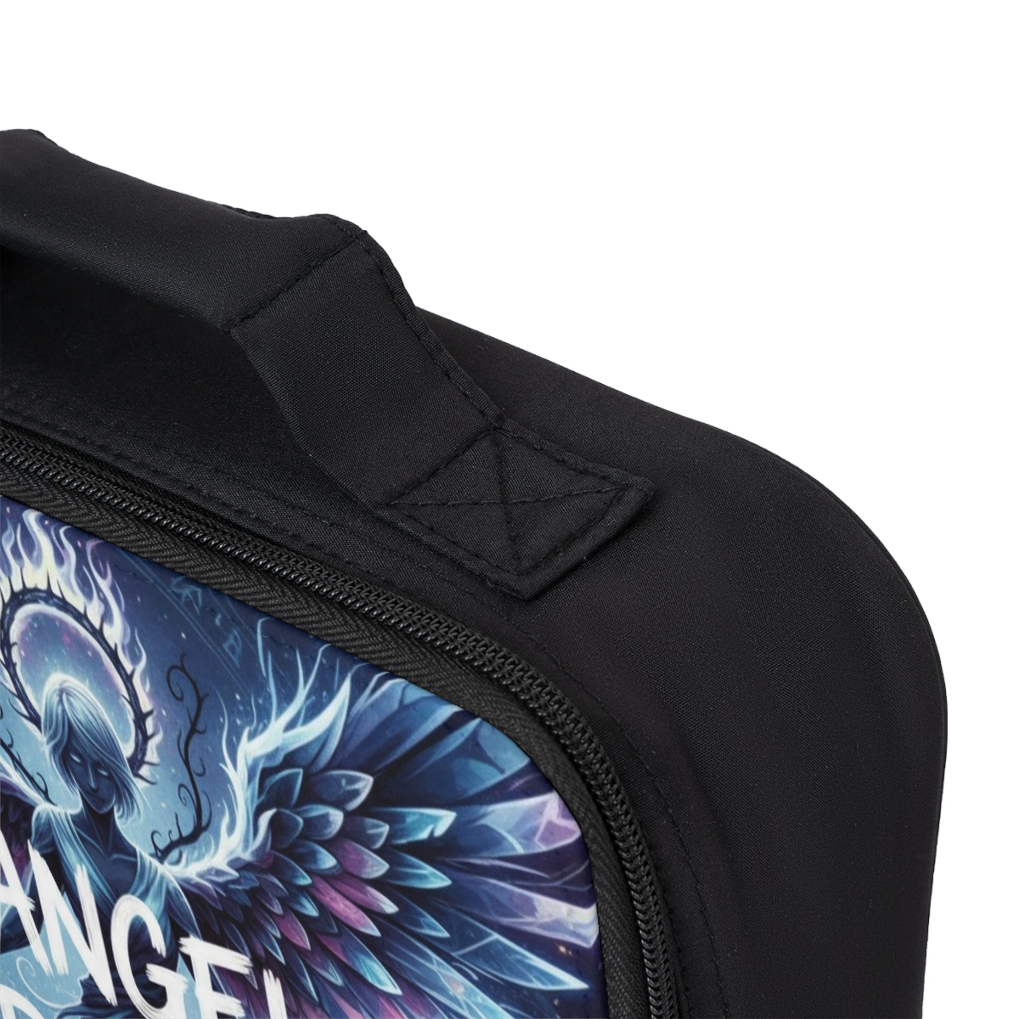 Angel Rebel Lunch Bag - Stylish Insulated Tote, Unique Gift for Her, Lunchbox for Work, School, and Adventures