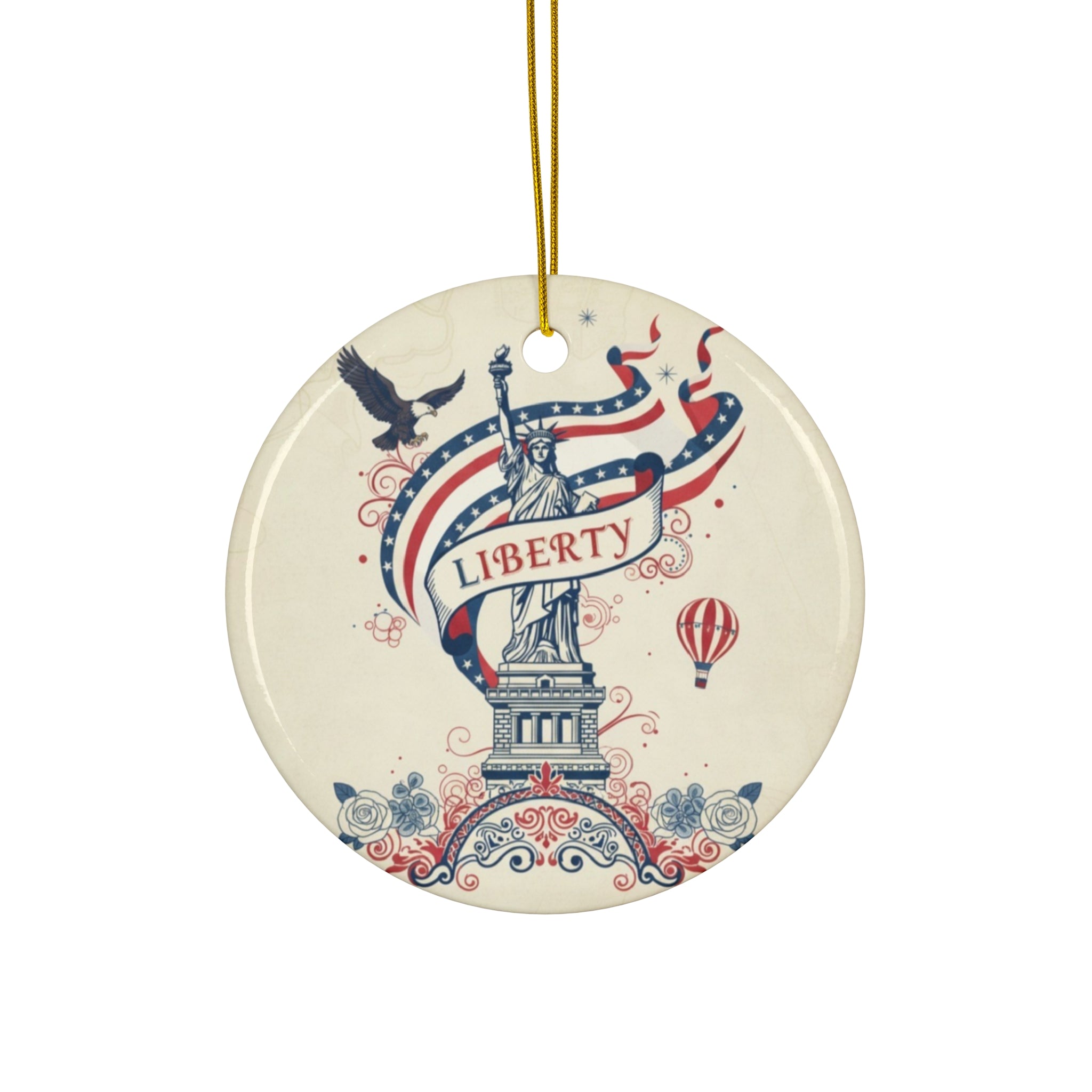 Ceramic Ornament, 4 Shapes