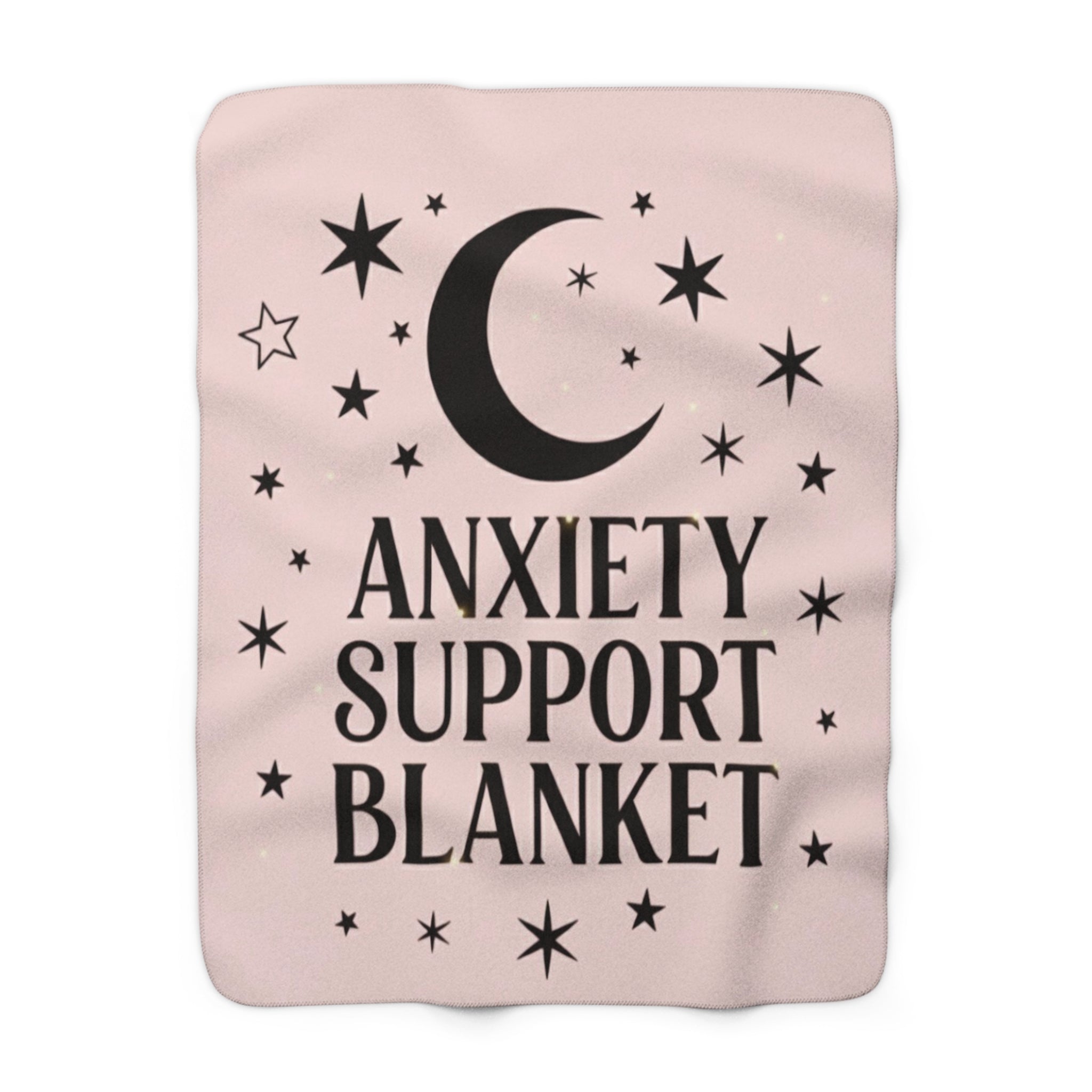 Anxiety Support Sherpa Fleece Blanket - Cozy & Soothing