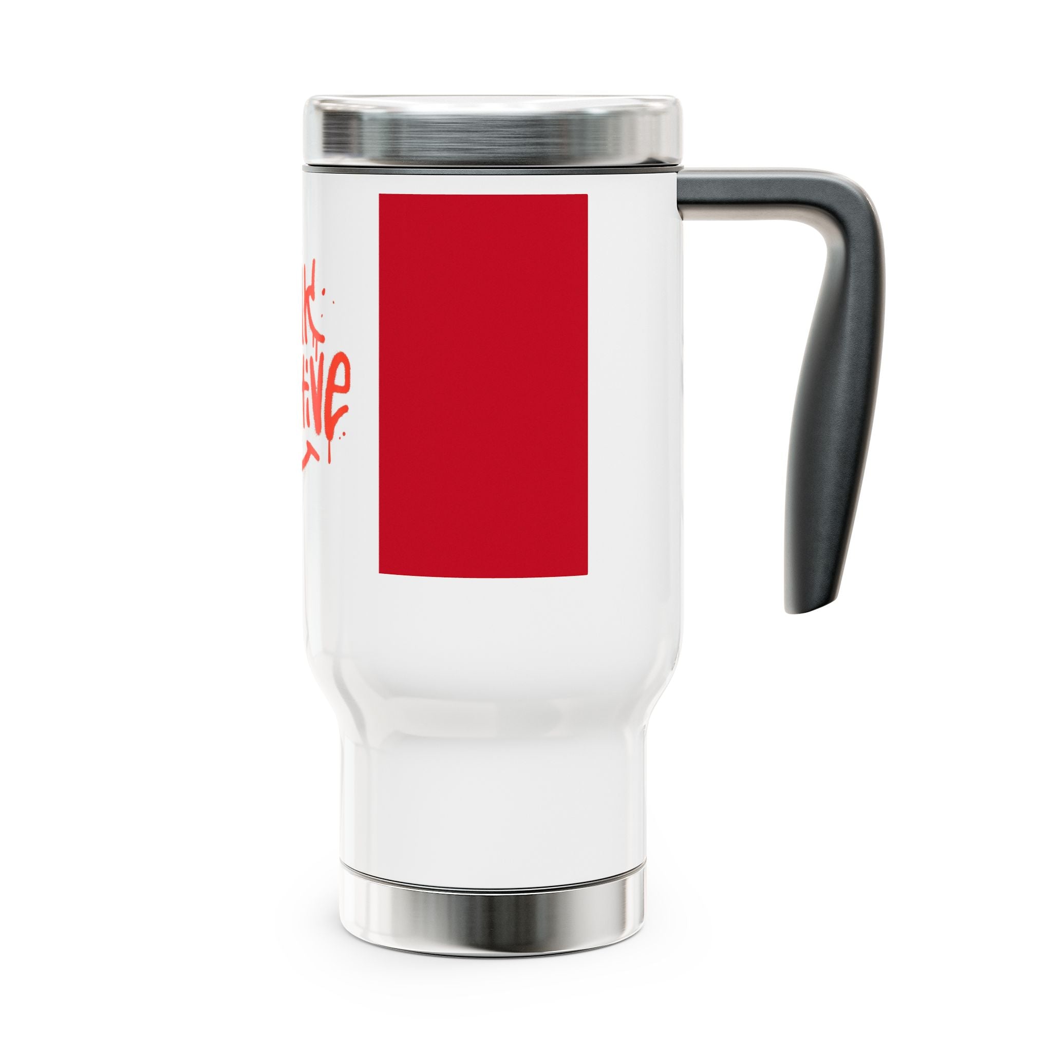 Stainless Steel Travel Mug with Handle, 14oz