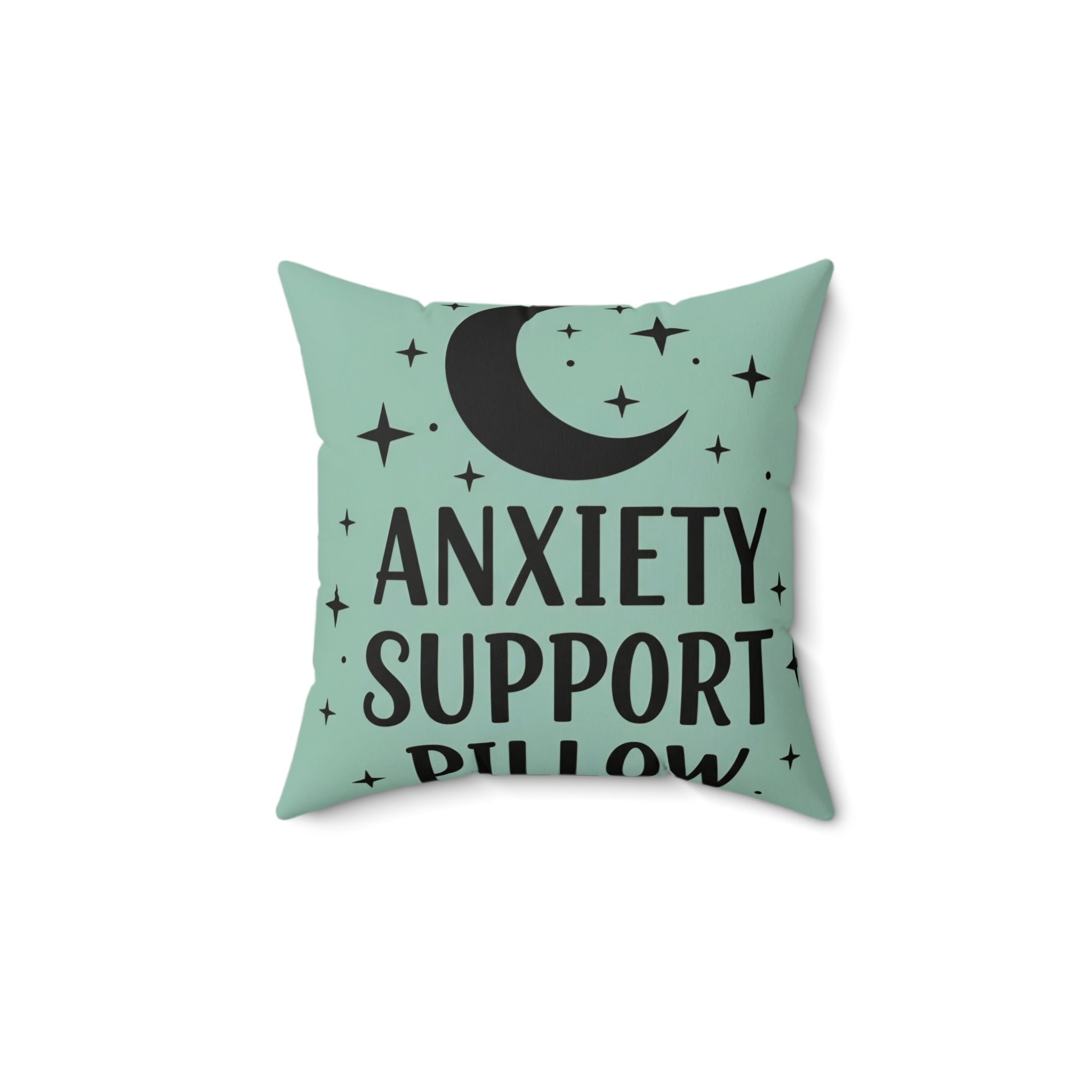 Anxiety Support Pillow, Cozy Home Decor, Gift for Stress Relief, Bedroom Accessory, Mental Health Awareness