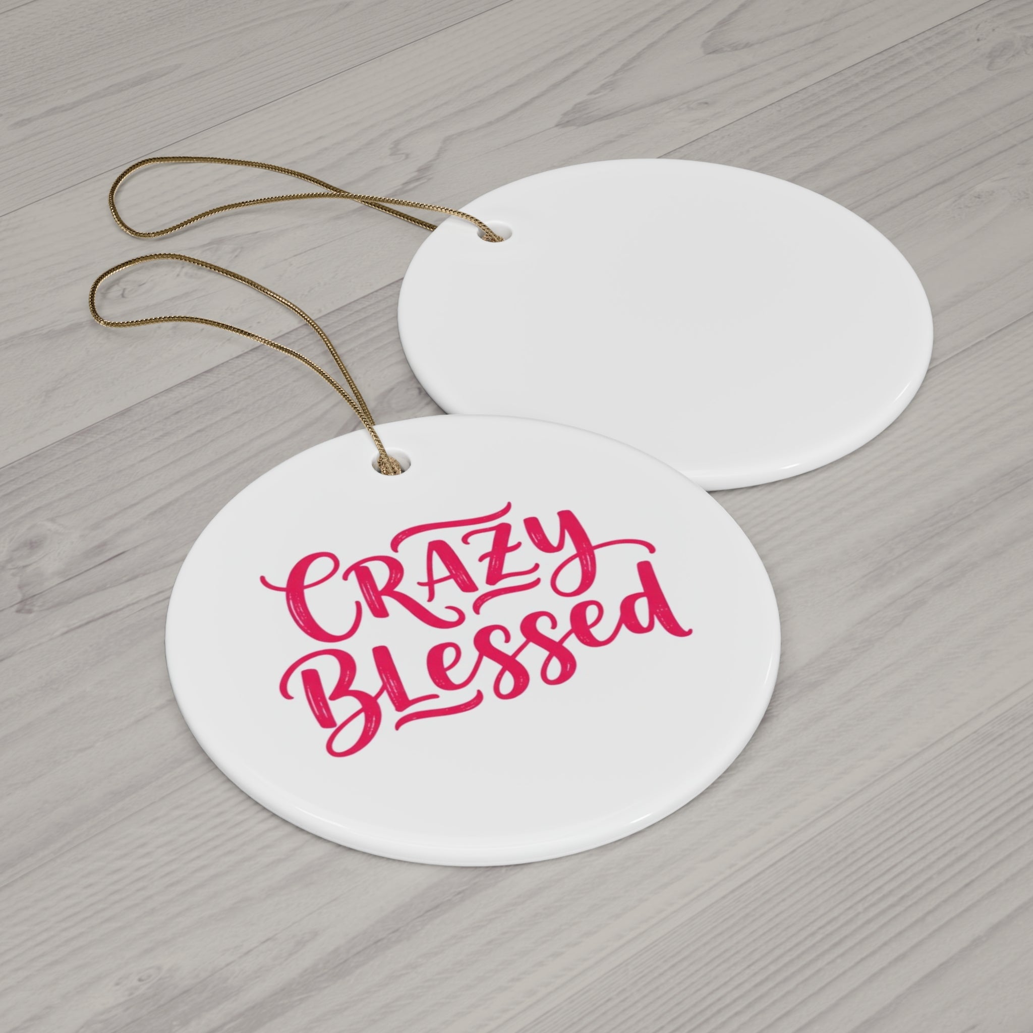 Ceramic Ornament, 4 Shapes