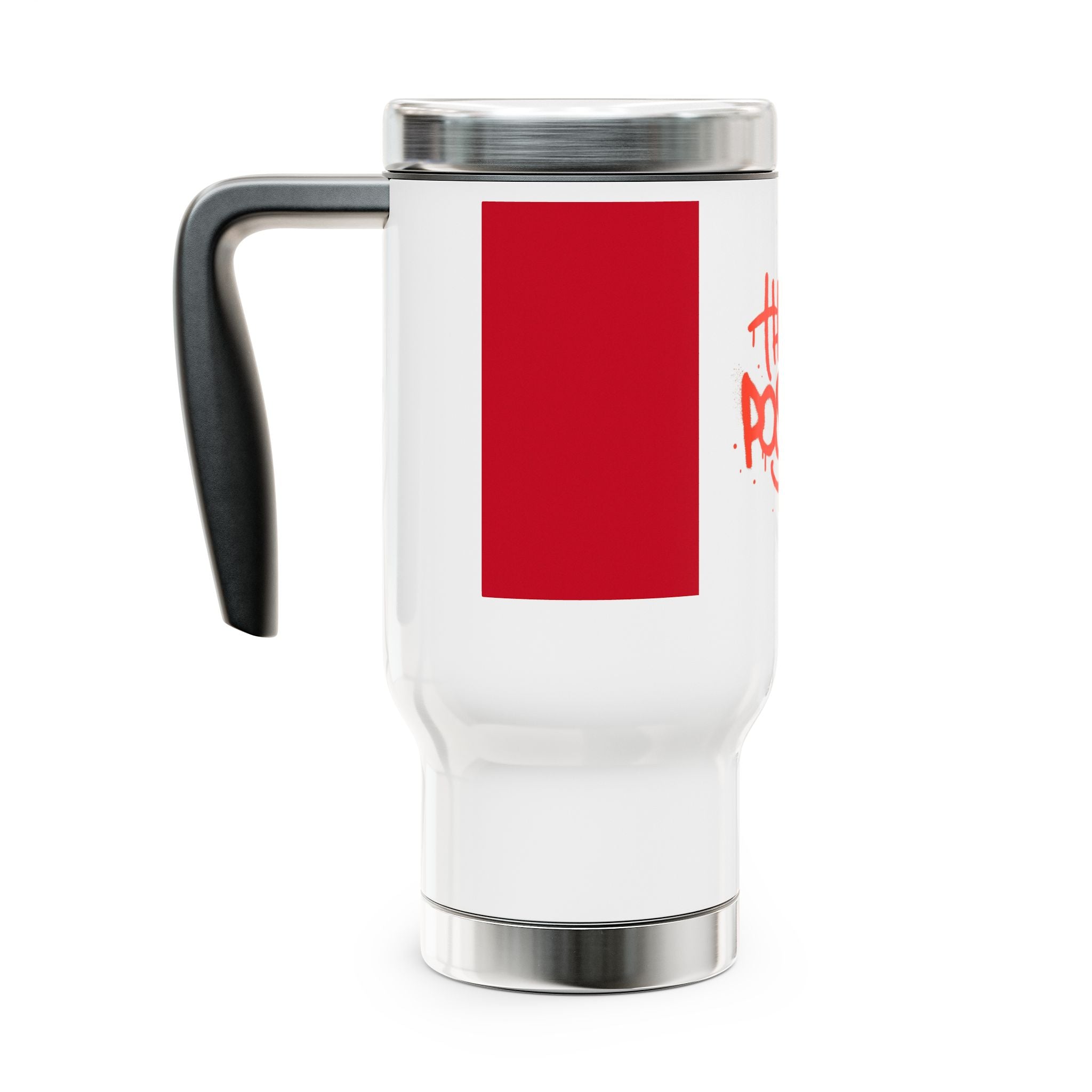 Stainless Steel Travel Mug with Handle, 14oz