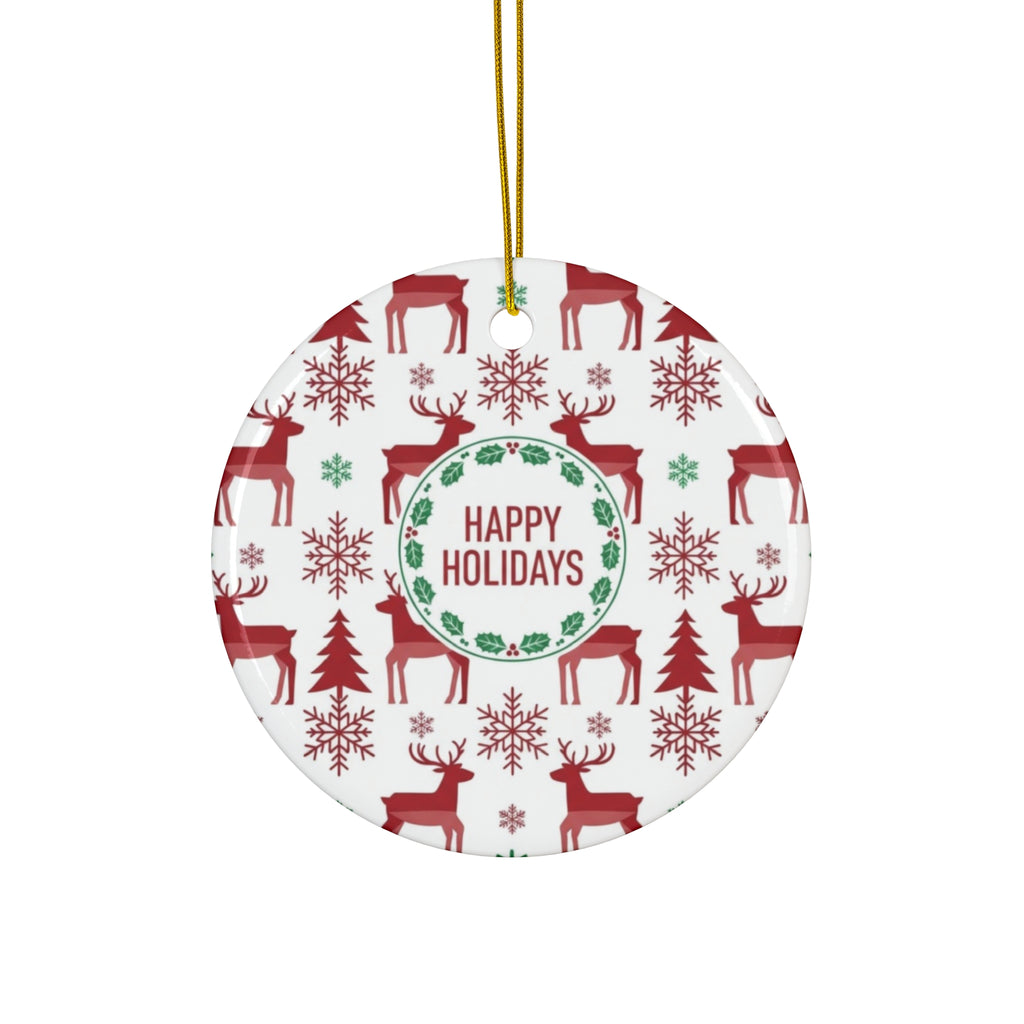 Ceramic Ornament, 4 Shapes