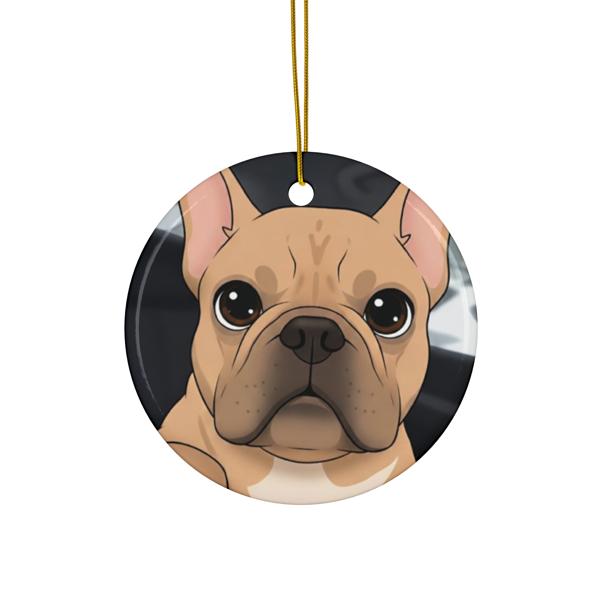 Cute French Bulldog Ceramic Ornament | Pet Lover Gift | Home Decor | Holiday Decoration | Personalized Keepsake | Dog Mom Gift