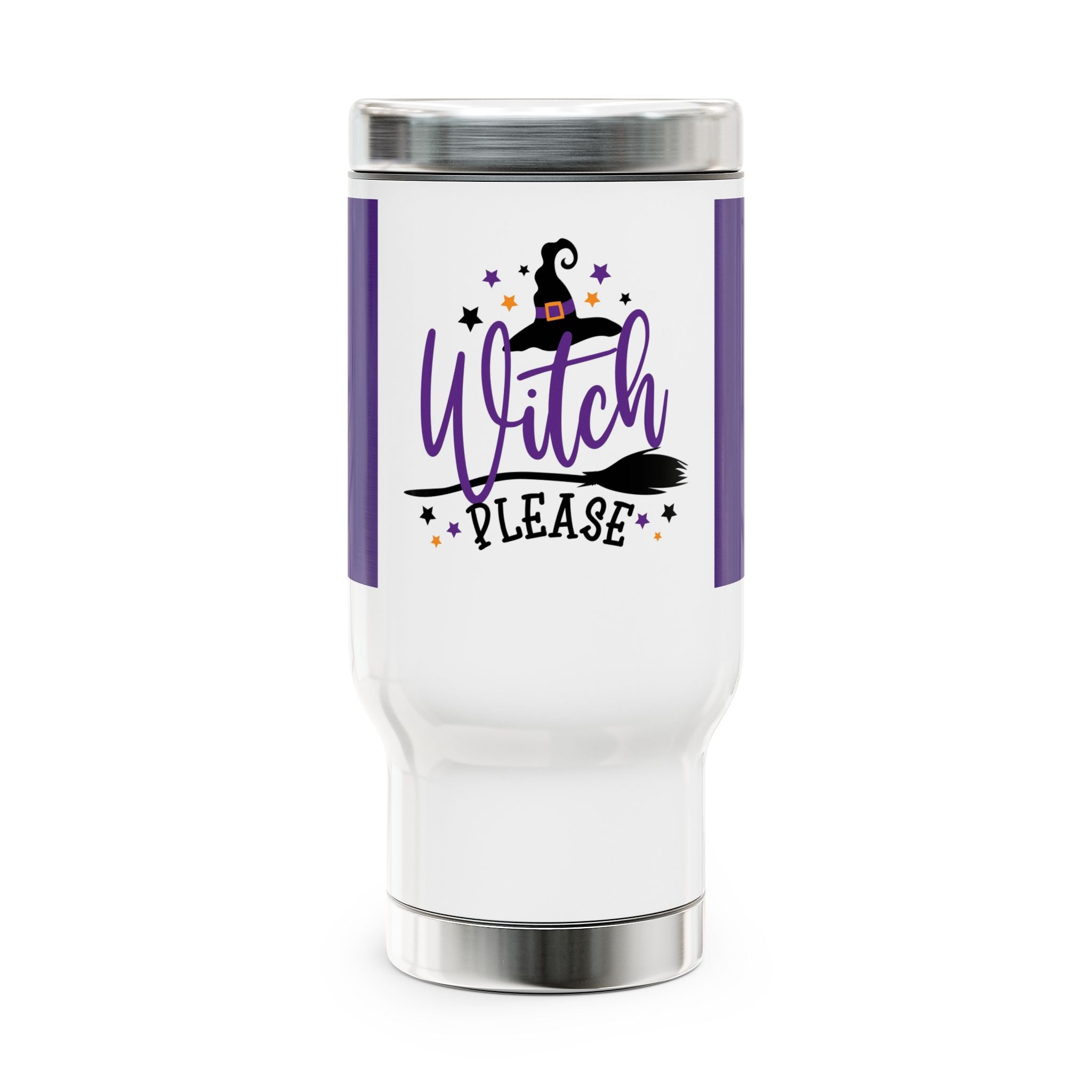 Stainless Steel Travel Mug with Handle, 14oz