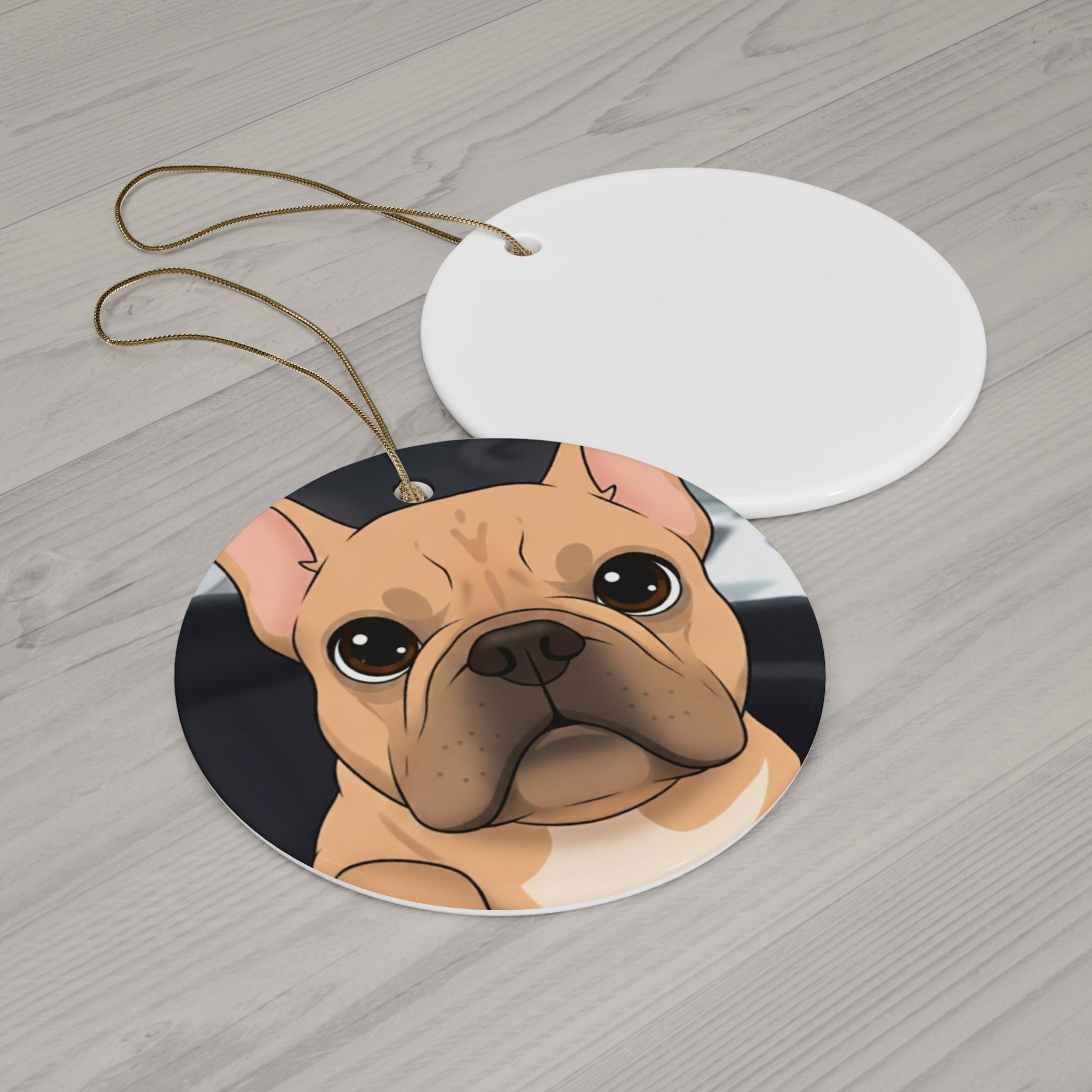 Cute French Bulldog Ceramic Ornament | Pet Lover Gift | Home Decor | Holiday Decoration | Personalized Keepsake | Dog Mom Gift