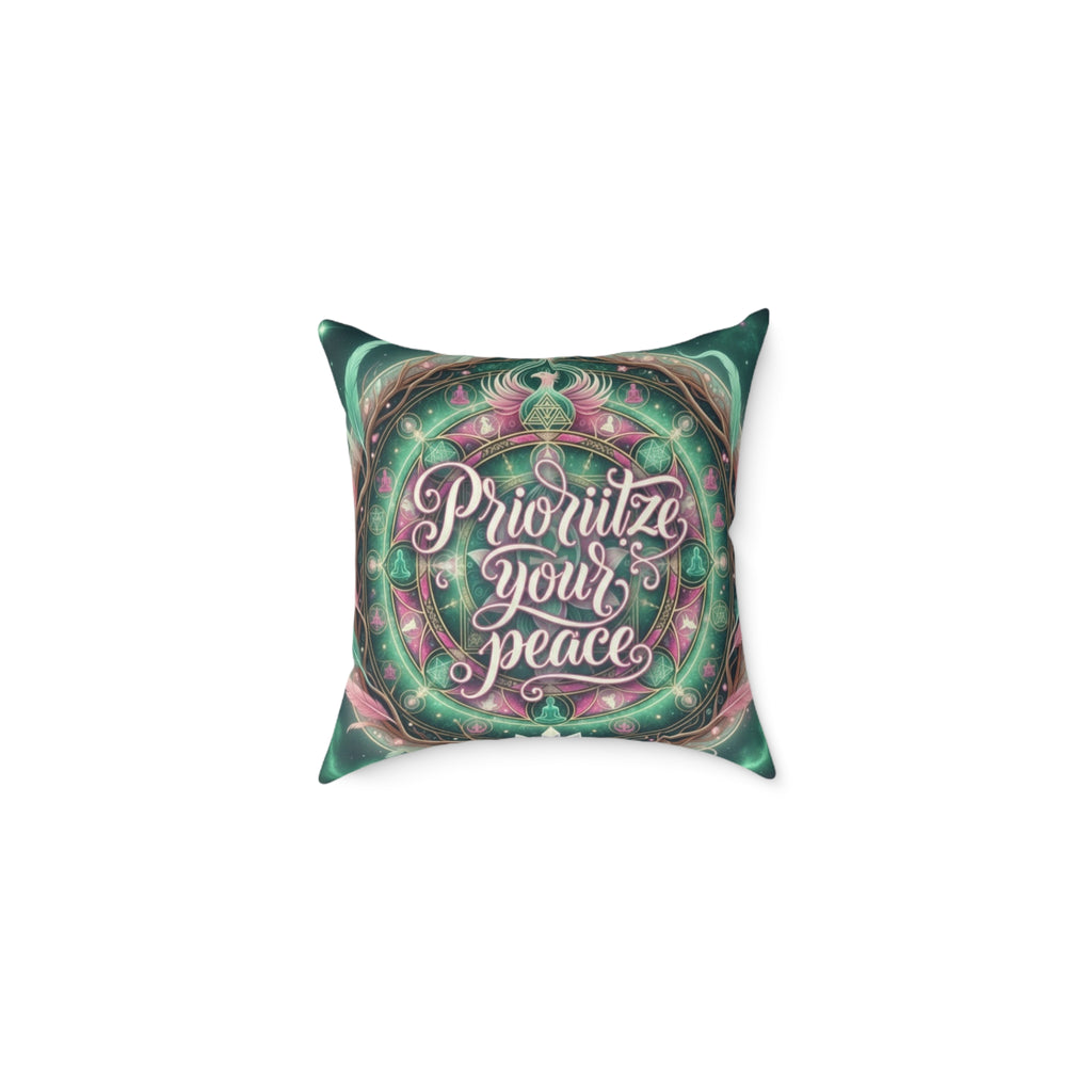 Square Poly Canvas Pillow