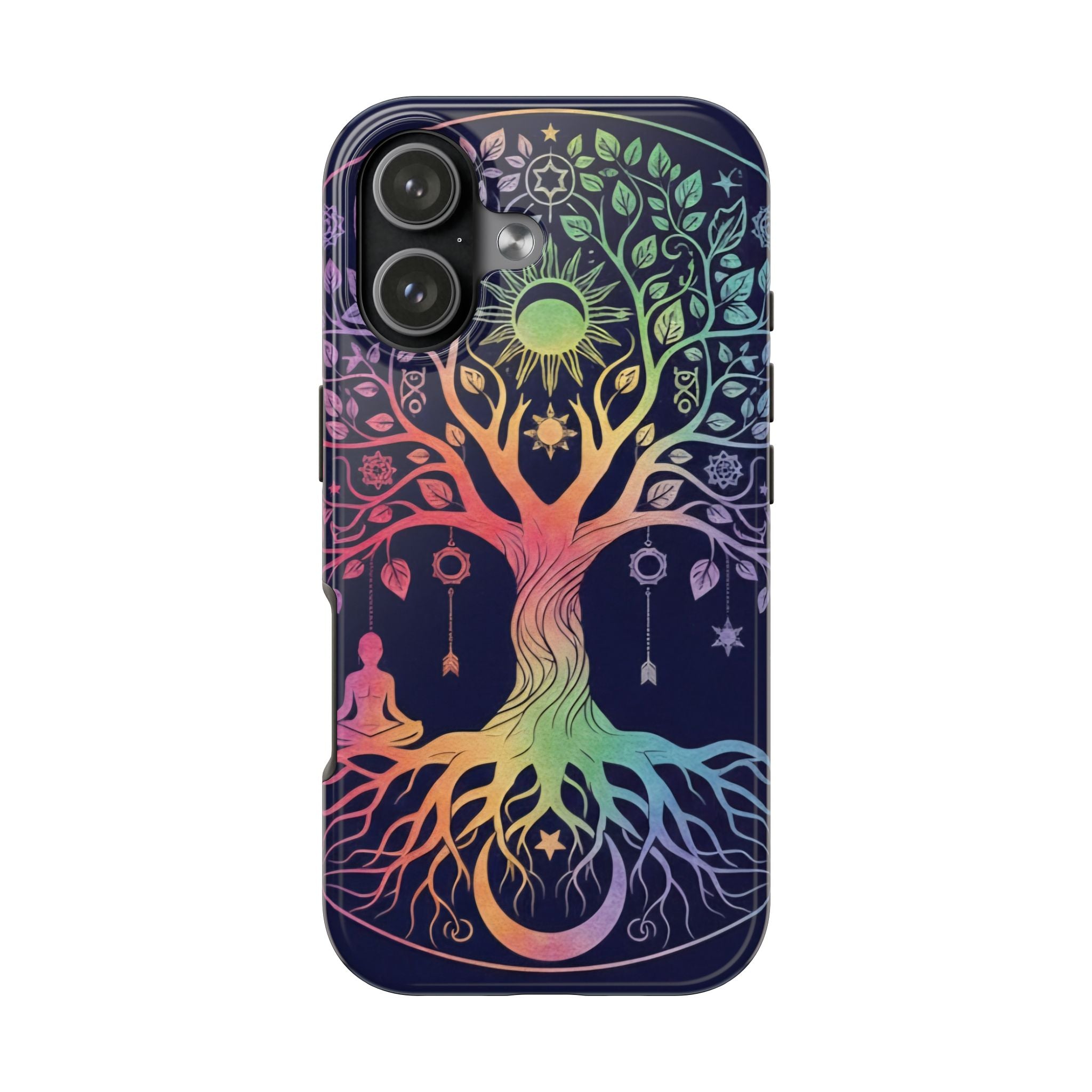Bohemian Tree of Life Phone Case - Tough Protector, Colorful Vibe, Boho Style, Great Gift for Nature Lovers, Spiritual Decor