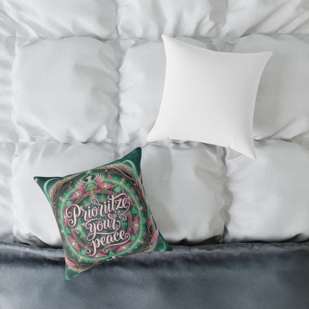 Square Poly Canvas Pillow