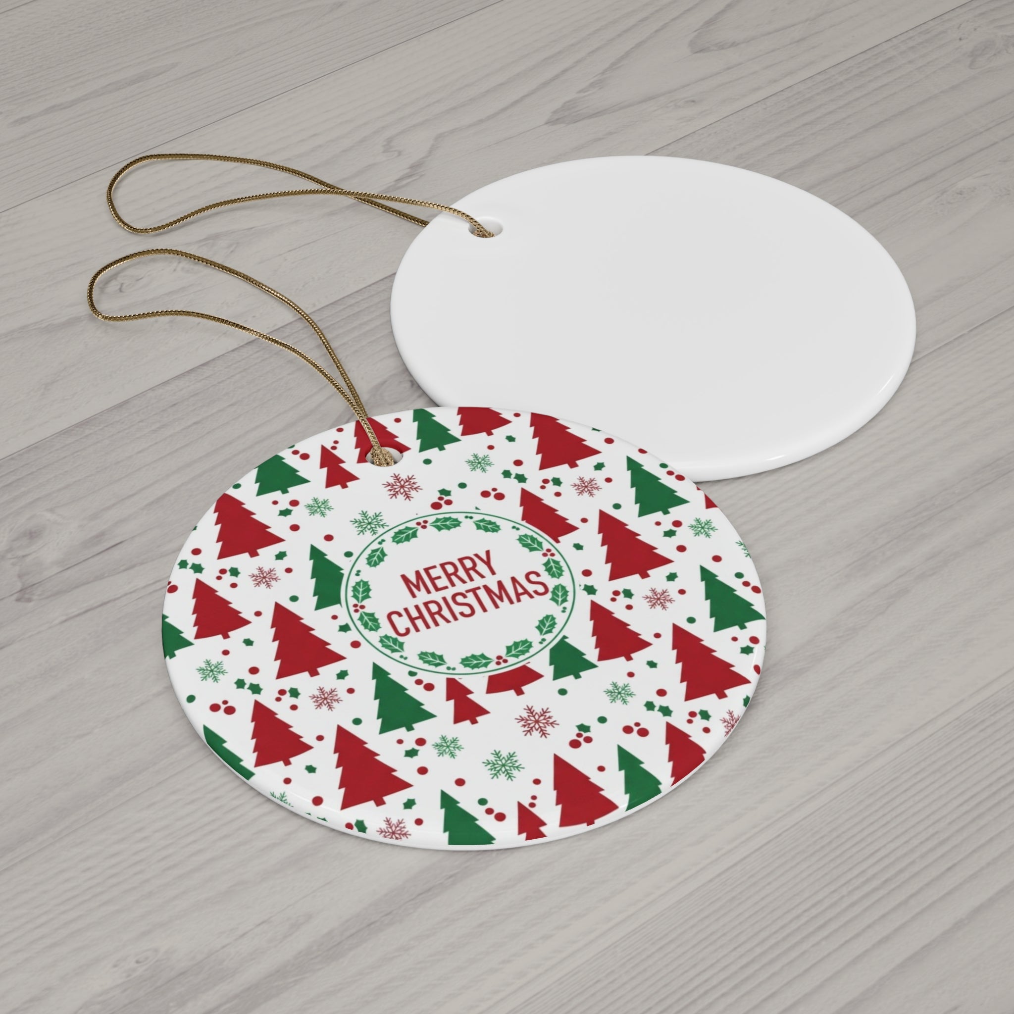 Ceramic Ornament, 4 Shapes