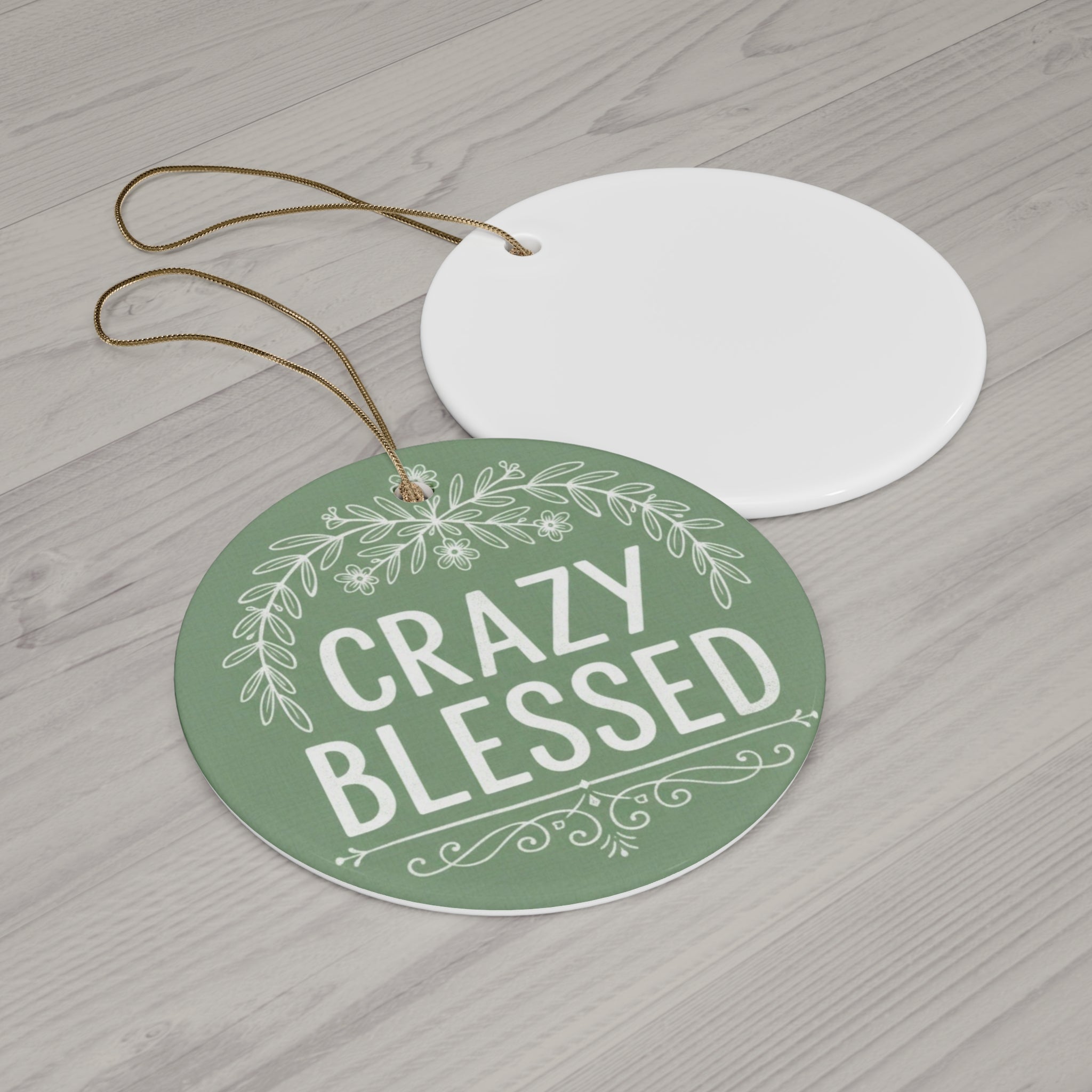 Ceramic Ornament, 4 Shapes