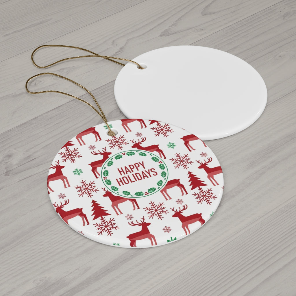 Ceramic Ornament, 4 Shapes