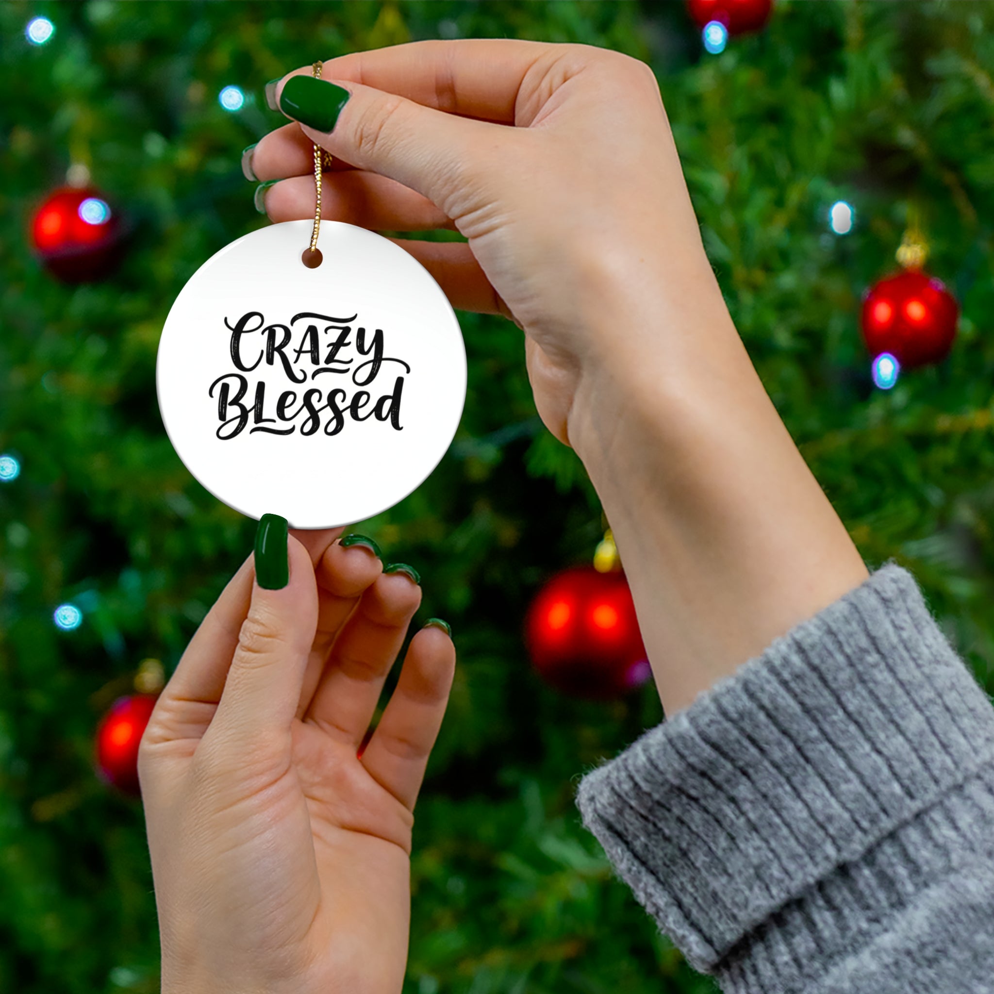 Ceramic Ornament, 4 Shapes