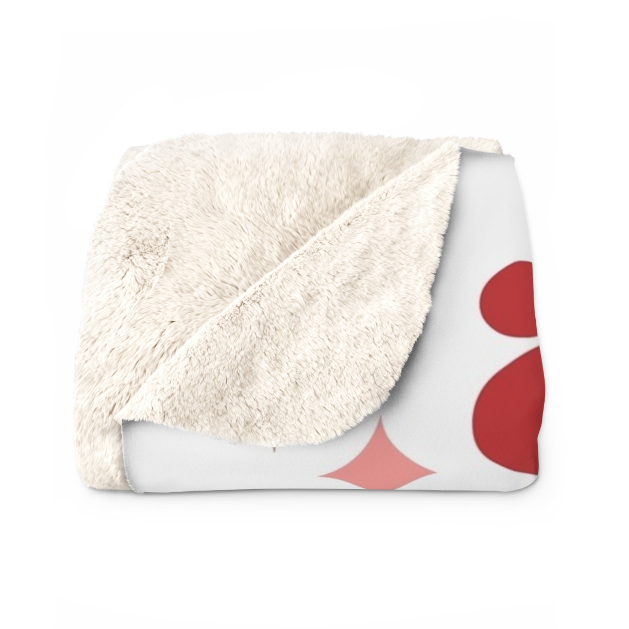 Cozy Sherpa Fleece Blanket - All is Calm, All is Bright | Christmas Gift, Winter Decor, Snuggle Throw, Holiday Blanket, Home Warmth