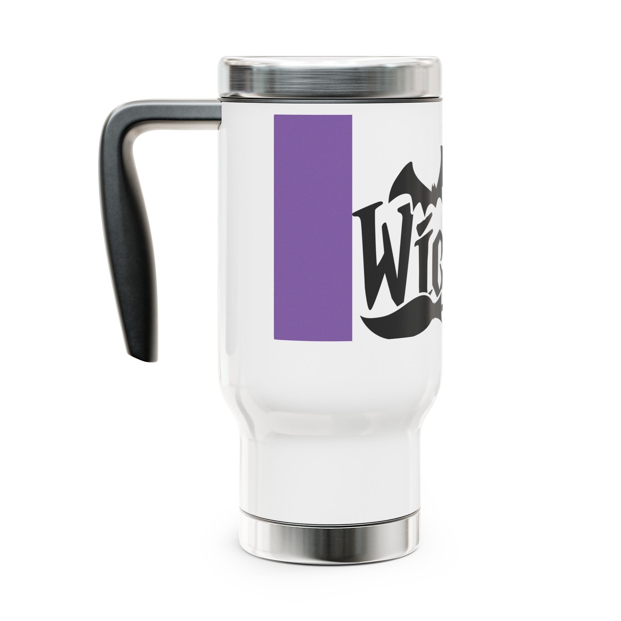 Stainless Steel Travel Mug with Handle, 14oz