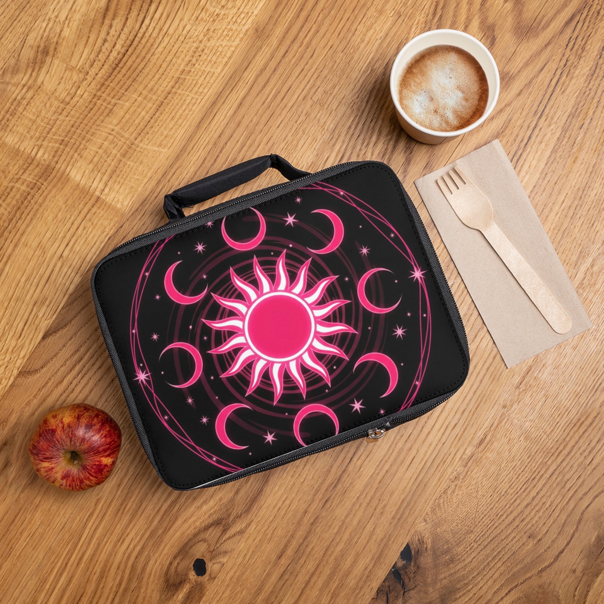 Celestial Sun Lunch Bag | Kids Lunch Tote | Party Bag | Back to School | Astrology Gift | Cosmic Lunchbox