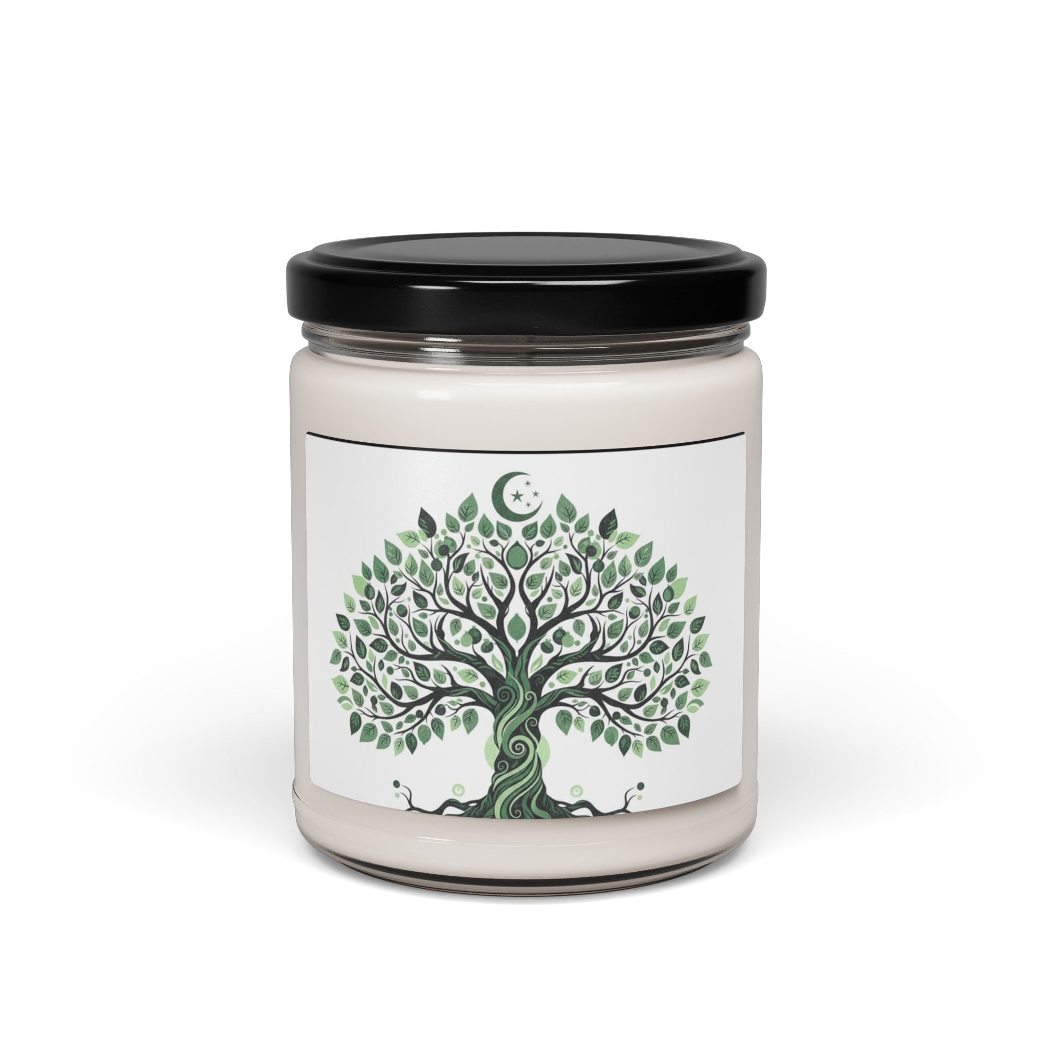 Eco-Friendly Tree of Life Scented Soy Candle - 9oz, Aromatherapy, Home Decor, Gift for Her, Relaxation, Green Living