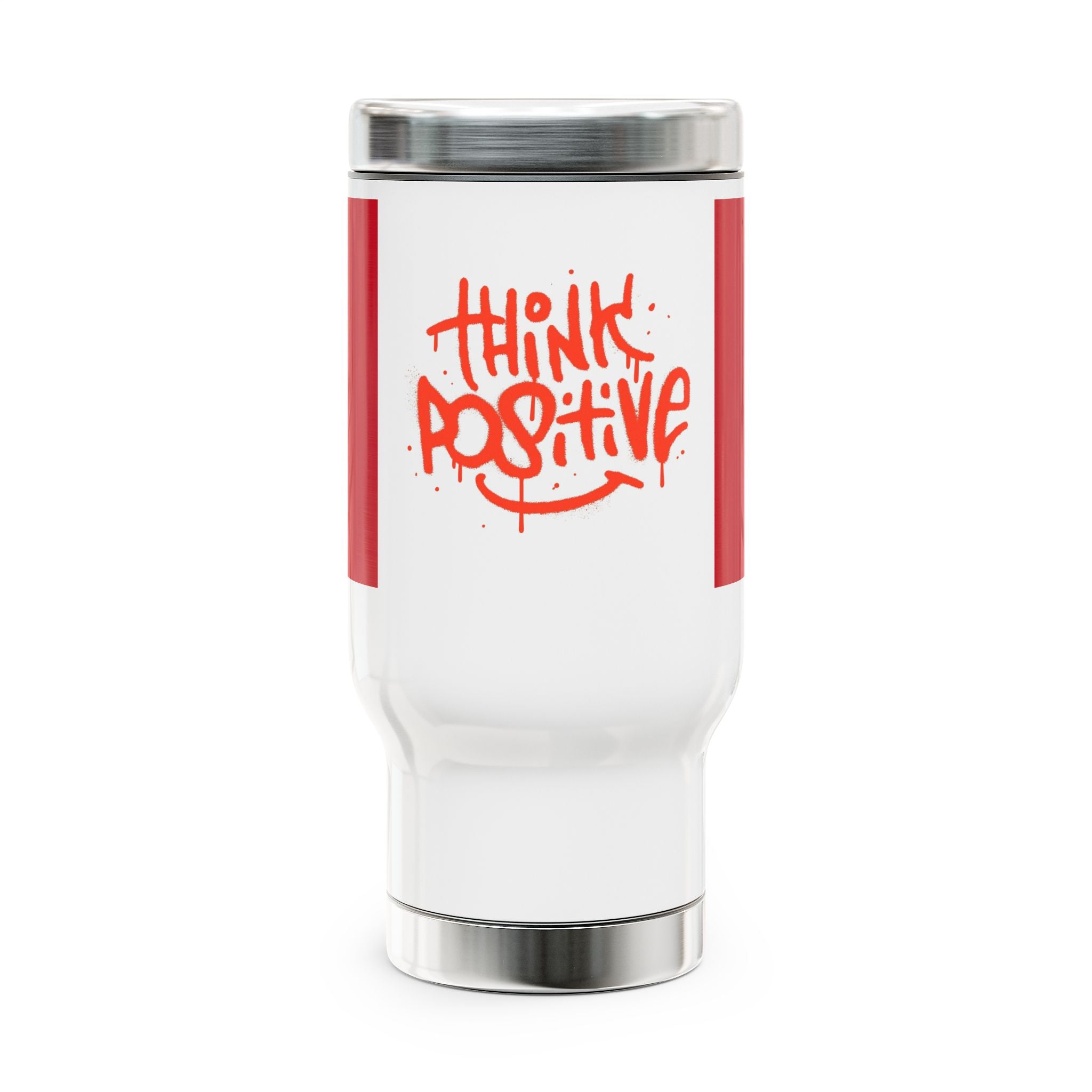 Stainless Steel Travel Mug with Handle, 14oz