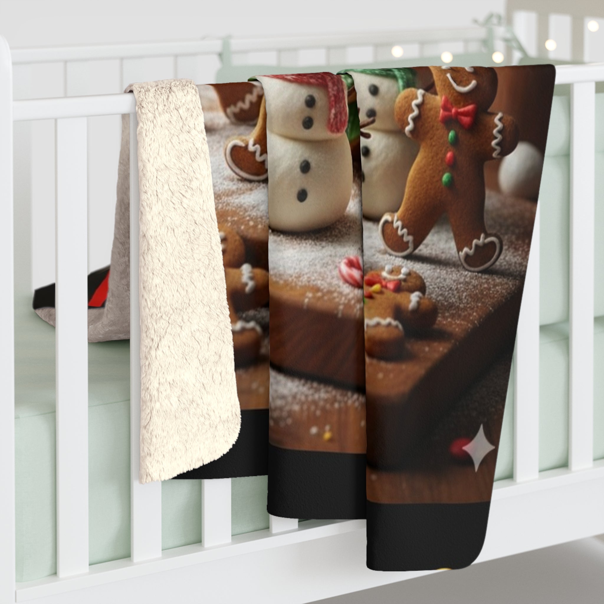 Cozy Christmas Sherpa Fleece Blanket, Warm Holiday Gift, Festive Home Decor, Merry Christmas Throw, Winter Blanket for Snuggling