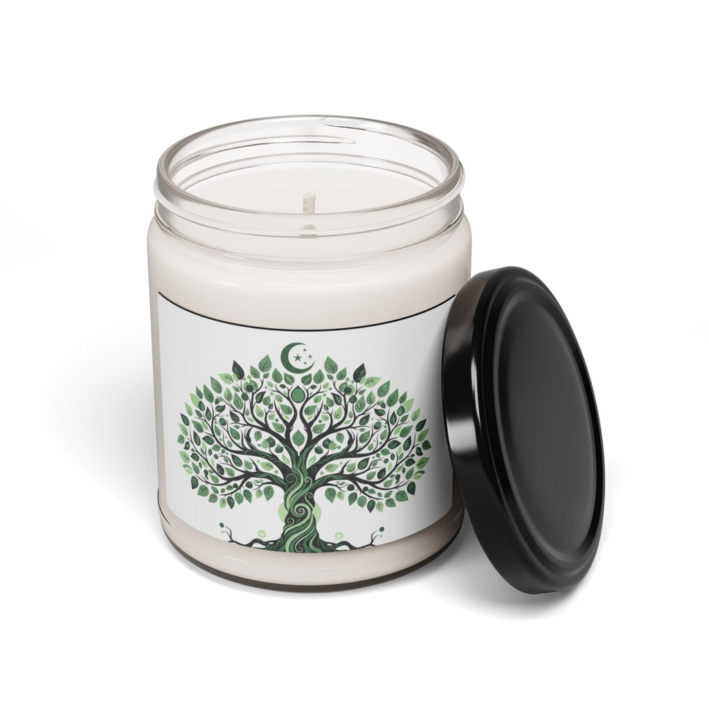 Eco-Friendly Tree of Life Scented Soy Candle - 9oz, Aromatherapy, Home Decor, Gift for Her, Relaxation, Green Living