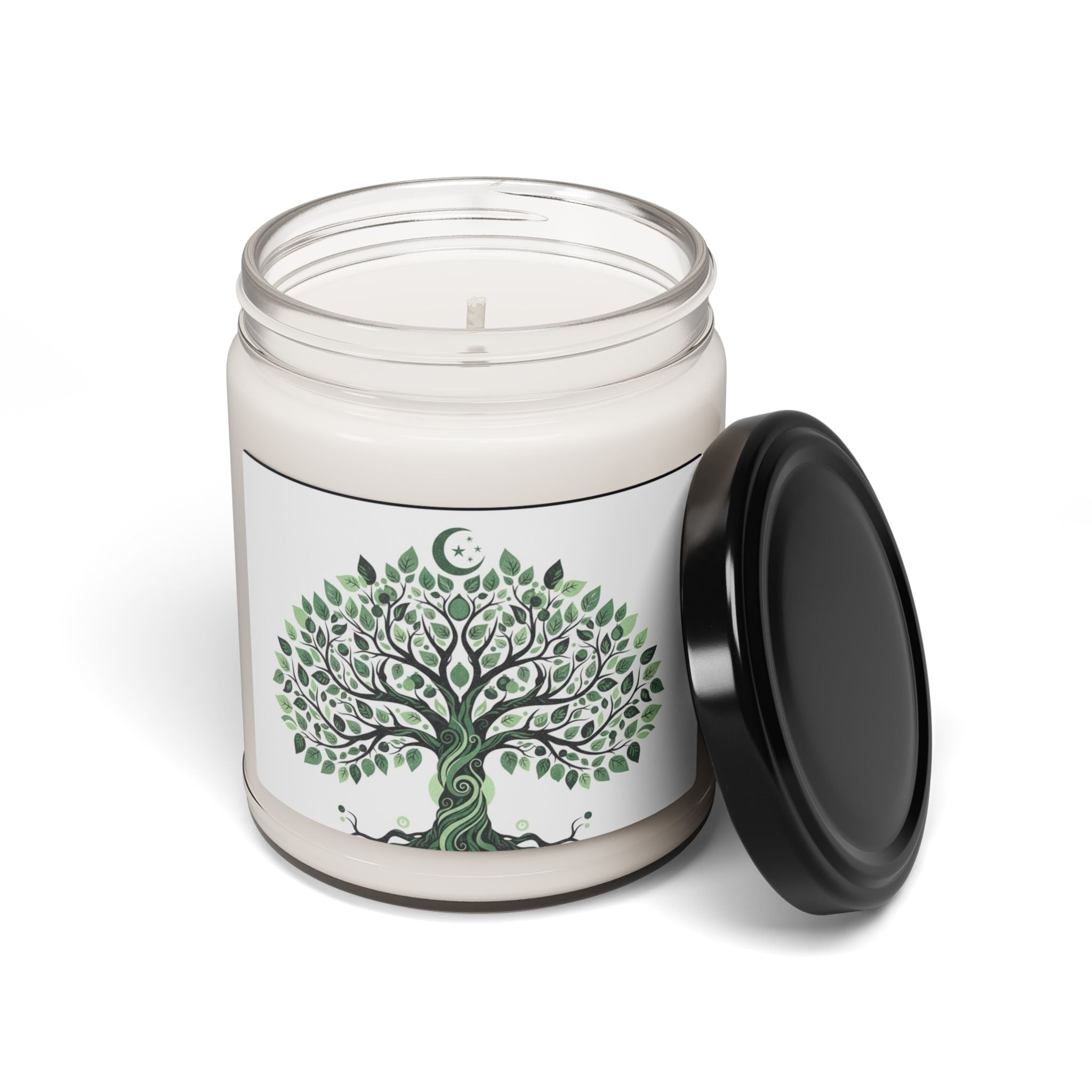 Eco-Friendly Tree of Life Scented Soy Candle - 9oz, Aromatherapy, Home Decor, Gift for Her, Relaxation, Green Living