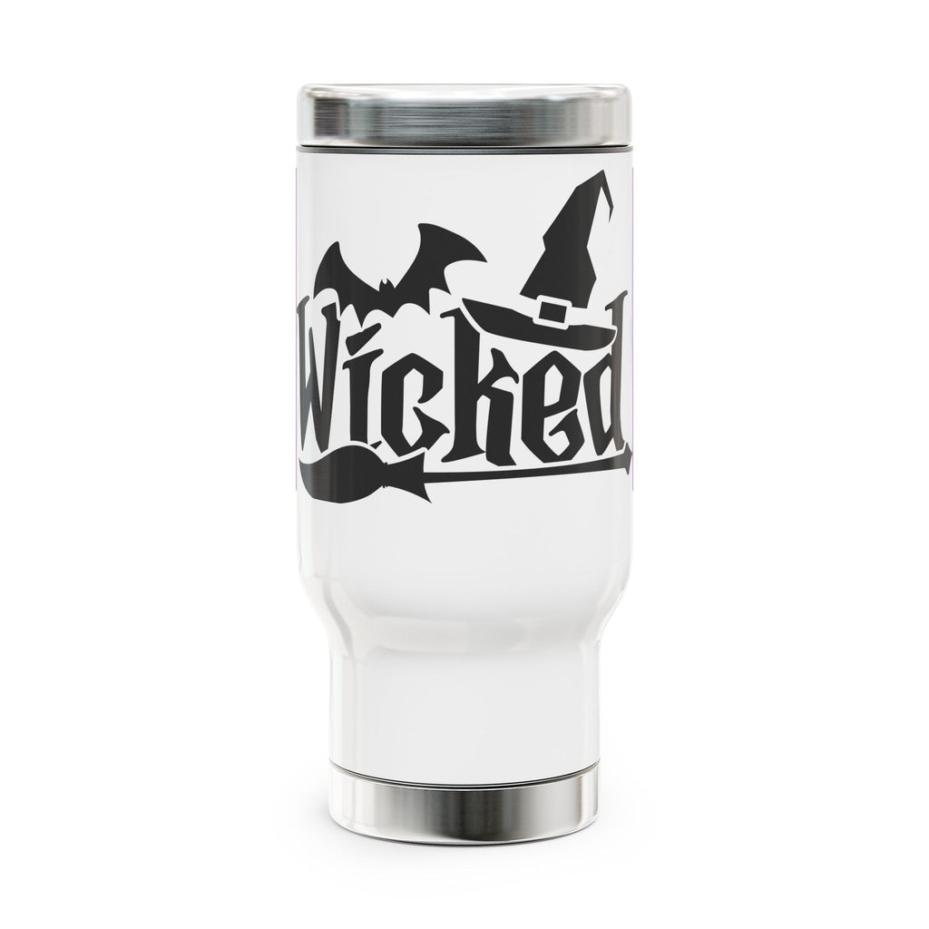 Stainless Steel Travel Mug with Handle, 14oz