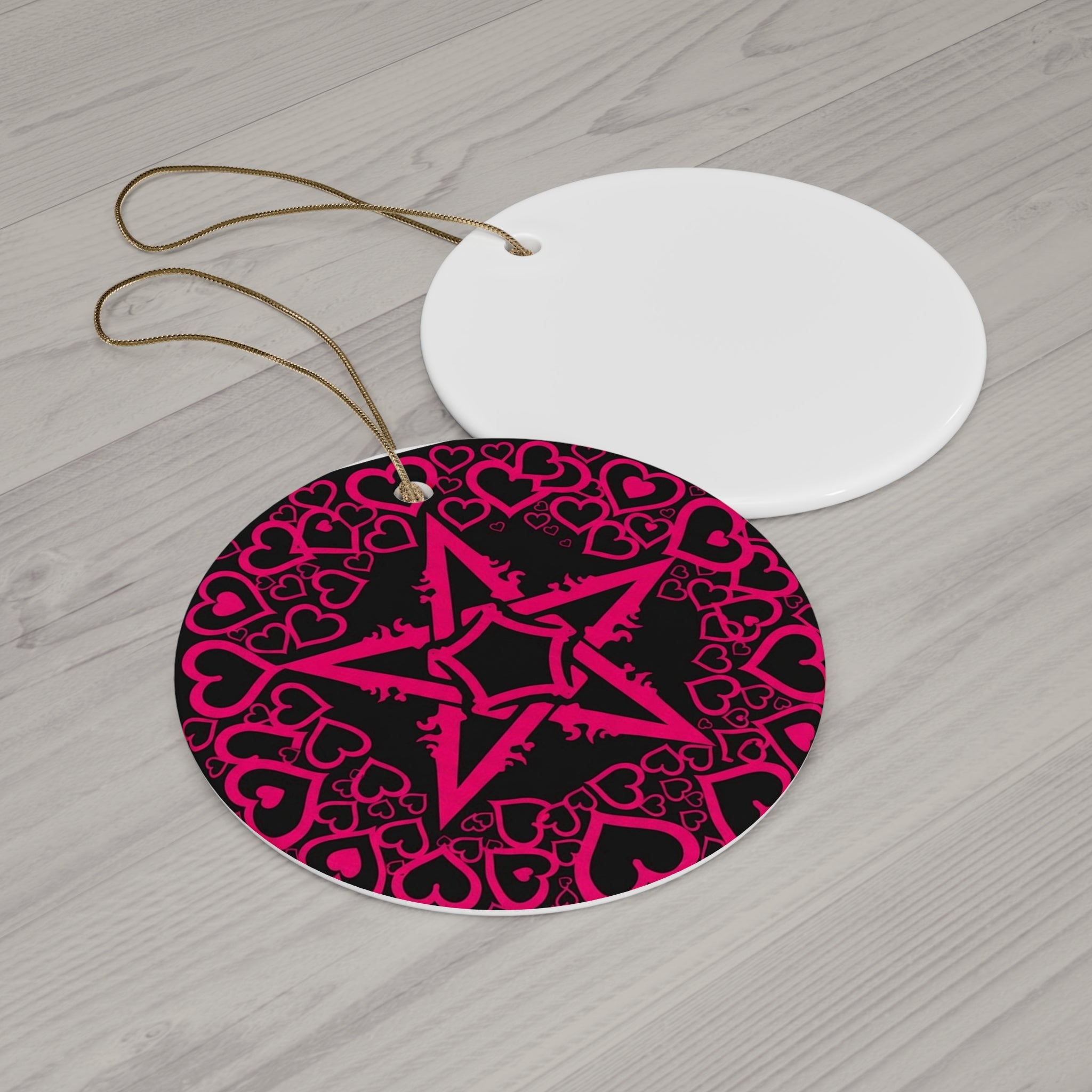 Ceramic Ornament, 4 Shapes