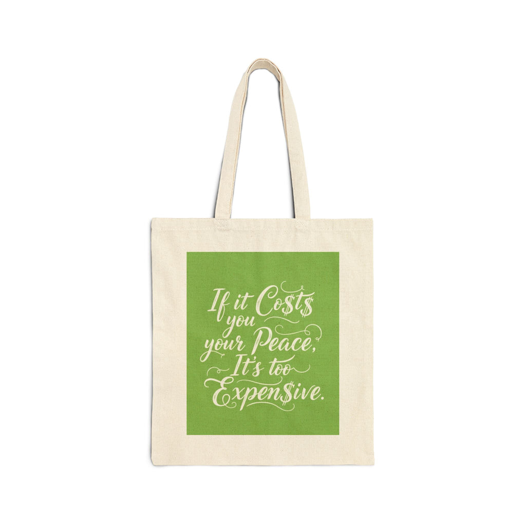 Cotton Canvas Tote Bag