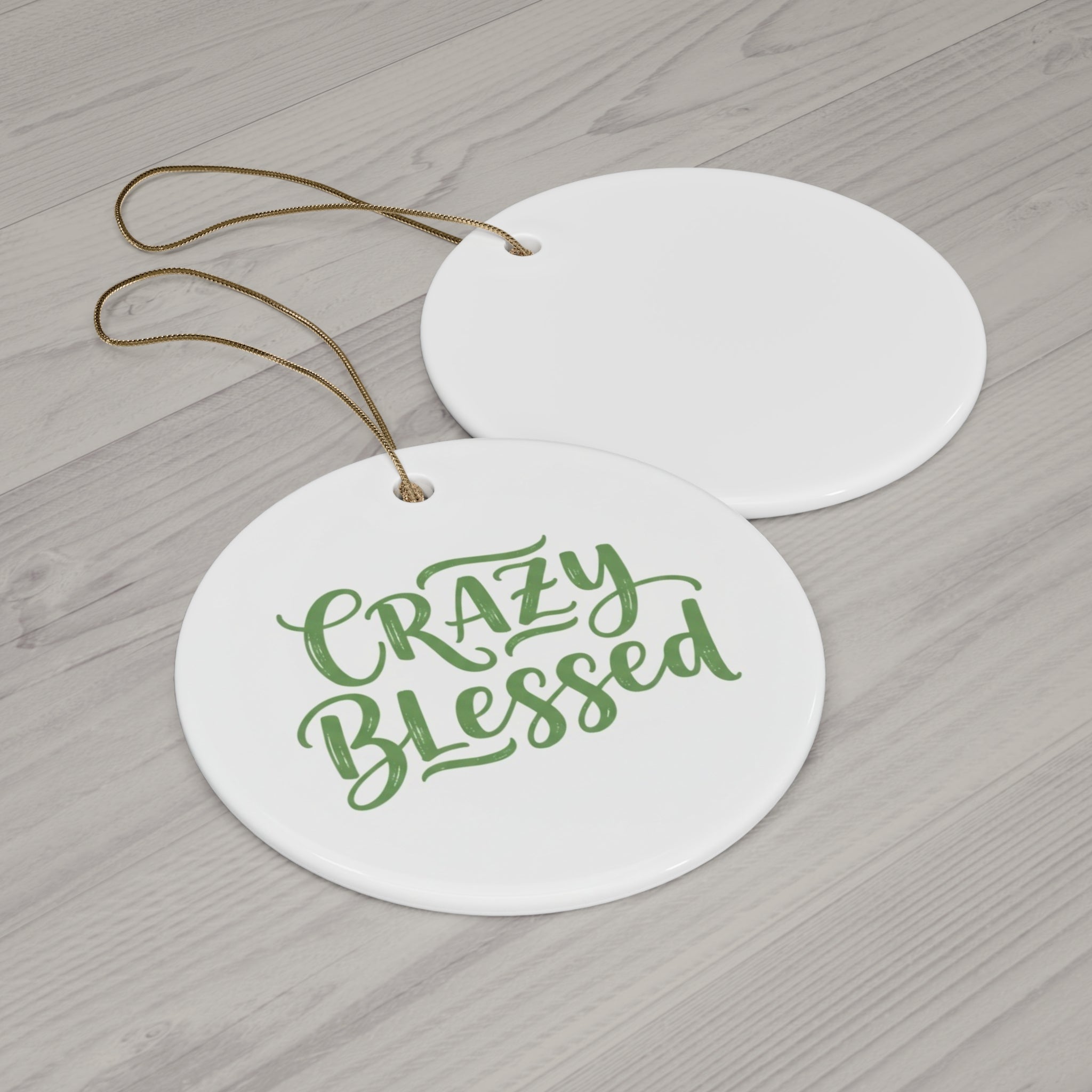 Ceramic Ornament, 4 Shapes