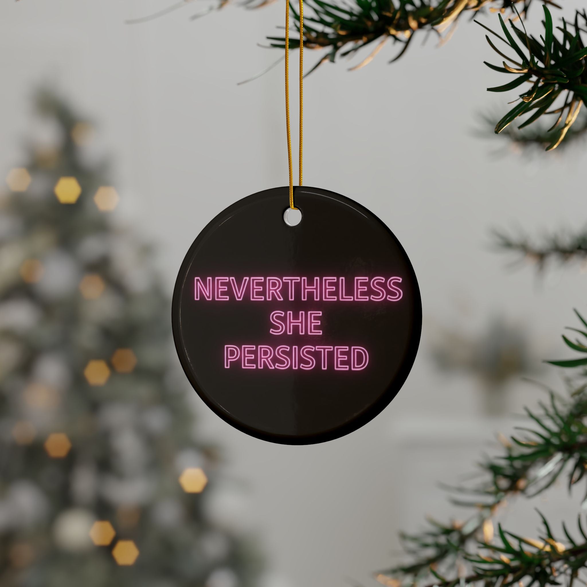 Ceramic Ornaments, 2-Side Print, (1pc, 3pcs, 5pcs, 10pcs)