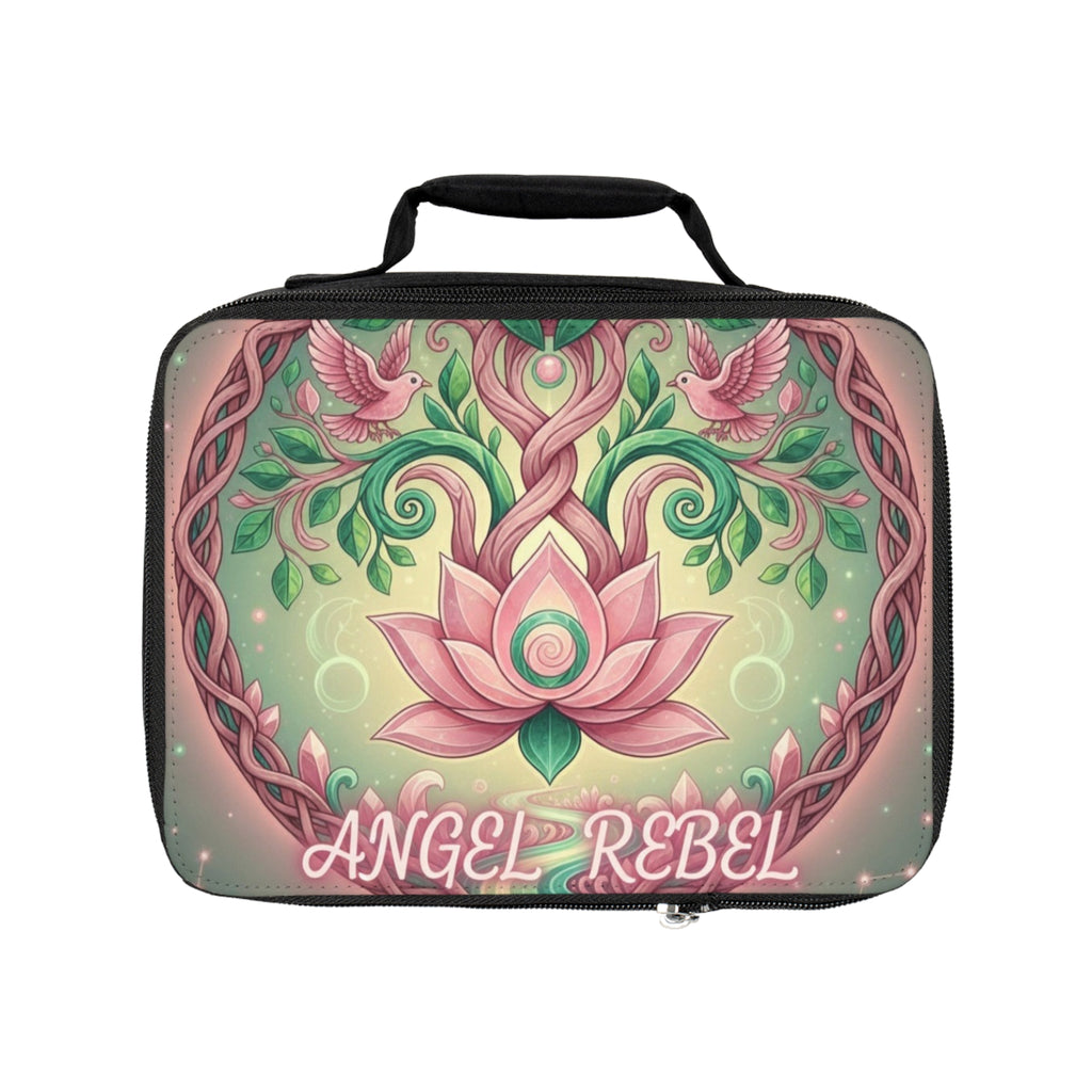 Boho Floral Lunch Bag - Eco-Friendly Tote for Kids, Women, Picnic, Travel, School Lunches